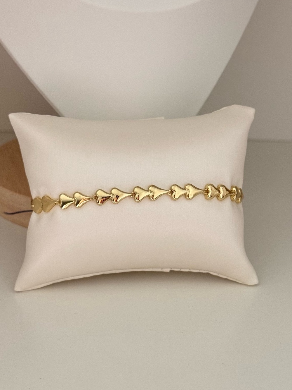 Gold Heart Chain Bracelet for Women